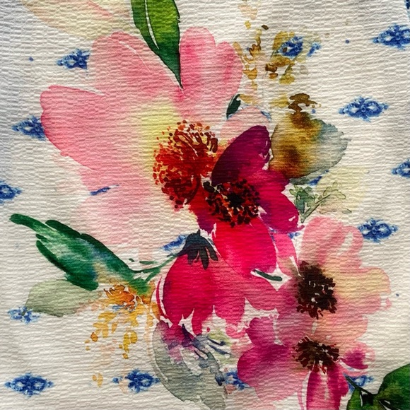 πΊ Aratta, Silent Journey Sacred Geometry Watercolor Floral Skirt - Picture 4 of 16